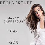 Vendredi 17 mai : Réouverture de la boutique MANGO à Carrefour