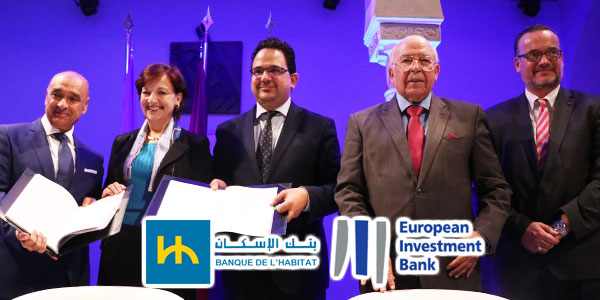 En vidéos : Signature d’un prêt de 120 millions d’euros de la BEI à la Banque de l’Habitat