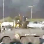 Déploiement de blindés de l'armée et de la garde nationales aux Berges du Lac