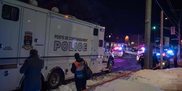Attentat du Québec, des caméras de surveillance ont filmé la scène