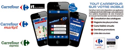 Carrefour Tunisie lance ses applis iPhone et Android