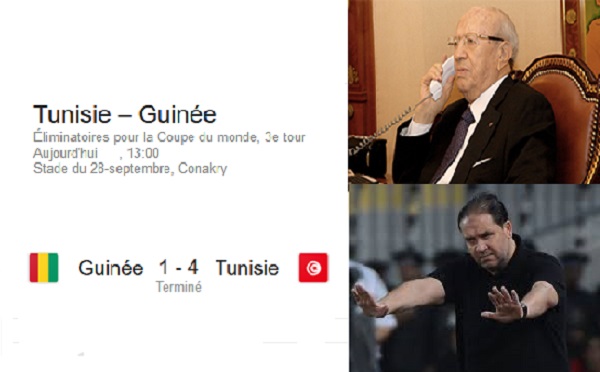 Béji Caïd Essebsi félicite les Aigles de Carthage et appelle Maâloul pour le féliciter