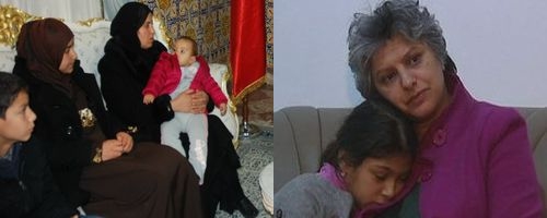 La veuve de Chokri Belaïd rend visite à la veuve du policier Lotfi Ezar