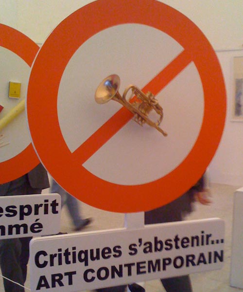 Interdiction de l'art contemporain