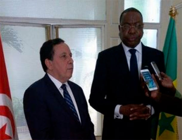 Le renforcement des relations tuniso-sénégalaises au menu de la visite officielle de Jhinaoui au Sénégal