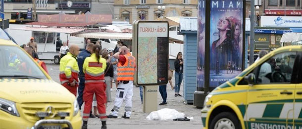 Plusieurs personnes poignardées en Finlande , un suspect arrêté