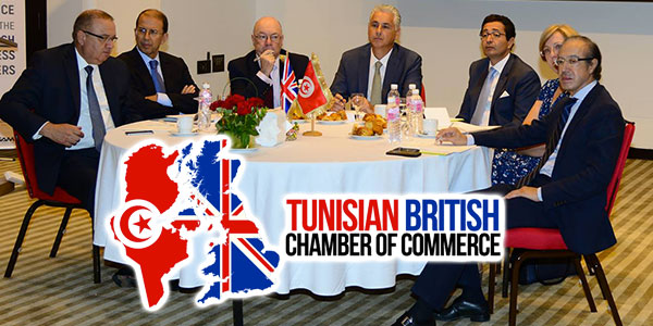 La Chambre Tuniso-britannique reçoit le Ministre britannique Burt et le Ministre Abdelkafi