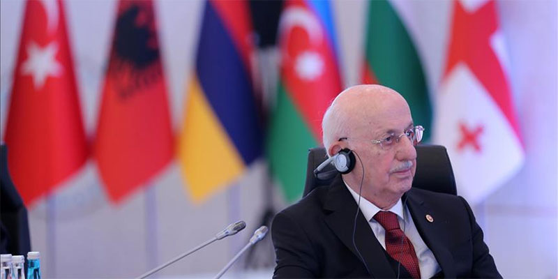 رئيس البرلمان التركي يدعو إلى عدم الصمت حيال ما يحدث في فلسطين
