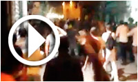 عاجل بالفيديو : ميليشيات حماية الثورة تقتحم متظاهري بطحاء محمد علي