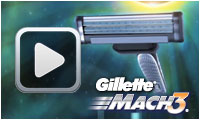 Publicité Gilette Mach 3