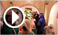 Ambiance de la réouverture du mausolée de Sidi Bou Saïd