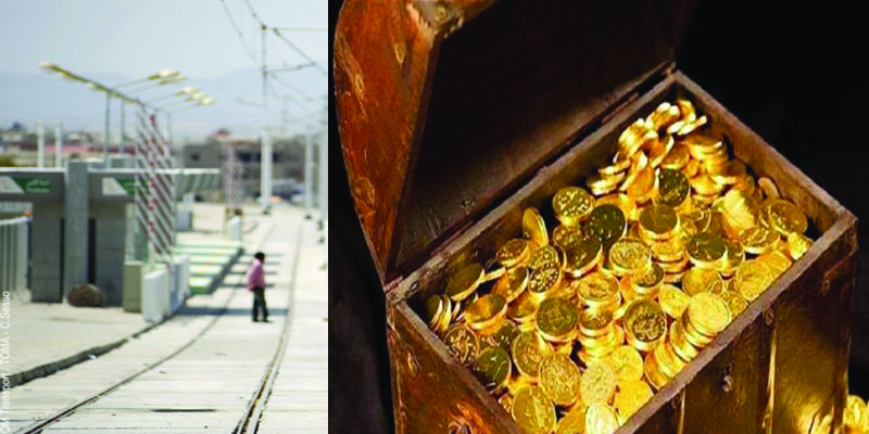 حقيقة العثور على 7 صناديق من الذهب في أشغال سكة الميترو بمنوبة