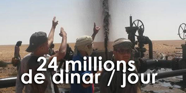Le sit-in d'El Kamour occasionne des pertes de 24 millions de dinars chaque semaine 