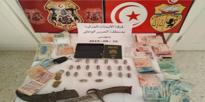 تونس: القبض على شخص بحوزته مواد مخدرة في الزهروني