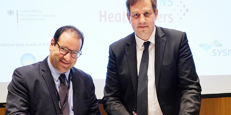 Signature à Berlin entre ‘’German Health Alliance ‘’et ‘’Tunisia Health Alliance’’ d’une lettre d’intention pour la mise en place d’un partenariat stratégique