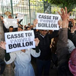 Manifestation contre Boris Boillon Ambassadeur de France