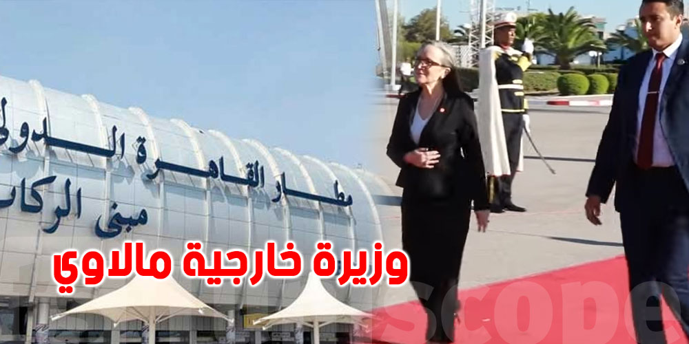وزيرة خارجية مالاوي تتوقف بمصر في طريقها لتونس