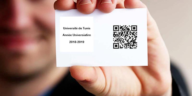 Un code QR sur la nouvelle carte d’étudiant 