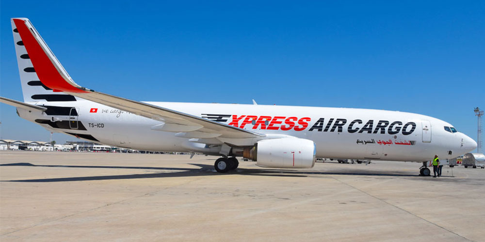شركةEXPRESS AIR CARGO تعزّز أسطولها بطائرة جديدة بوينغ B737-800، الأولى من نوعها في تونس