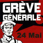 Grève générale des chemins de fer prévue pour le 24 mai
