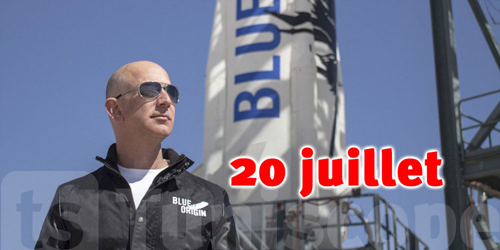 20 juillet : date du 1er voyage de tourisme spatial organisé par Jeff Bezos