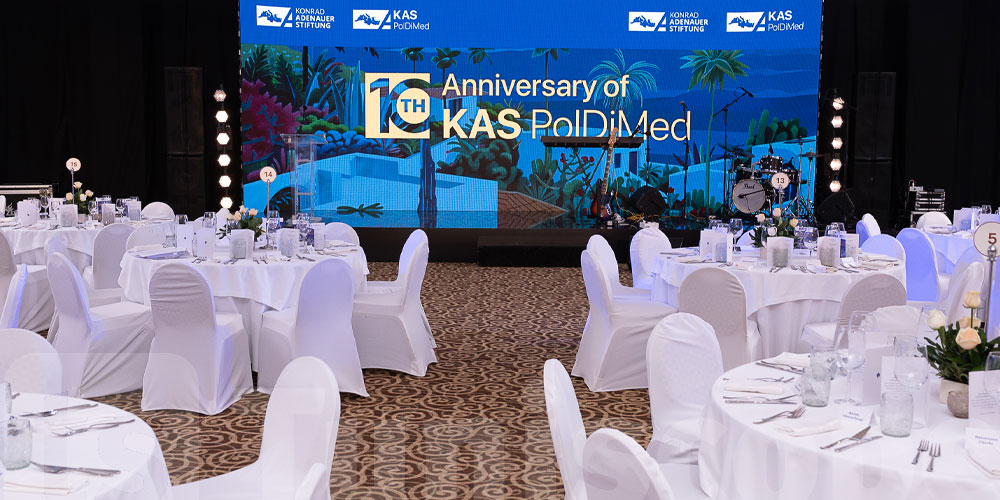 KAS PolDiMed : 10 ans d’action pour un dialogue stratégique renforcé et une coopération régionale durable en Méditerranée