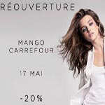 Vendredi 17 mai : Réouverture de la boutique MANGO à Carrefour 