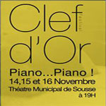 'Clef d’Or' 1ère Compétition Nationale des instruments de musique du 14 au 16 Novembre à Sousse