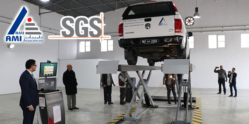 Inauguration du premier centre de contrôle technique automobile et lancement de la division transport de SGS en Tunisie