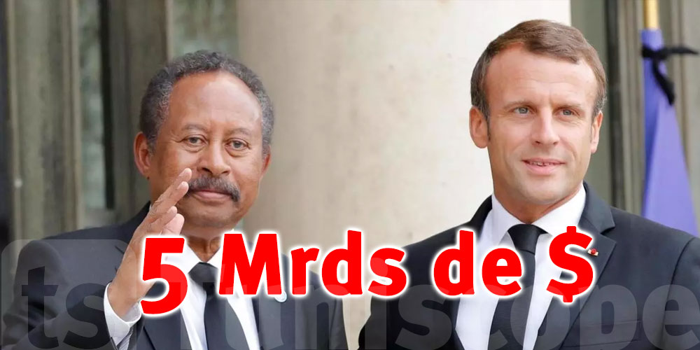 La France va annuler sa créance de près de 5 milliards de dollars vis-à-vis du Soudan