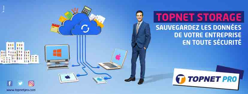 Topnet enrichi ses solutions Cloud par une nouvelle offre de Storage.