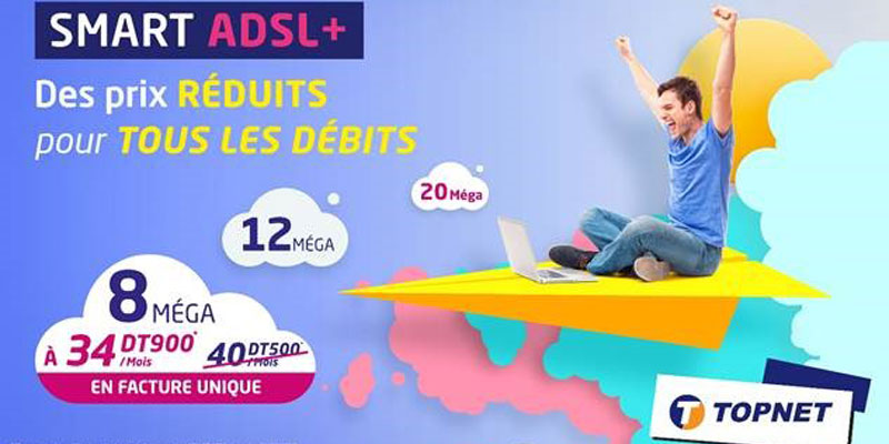 Promo TOPNET : des prix réduits pour plus de débits