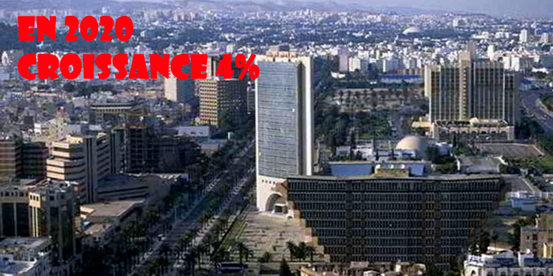 La Tunisie aura un taux de croissance de 4% en 2020, selon la Banque Européenne