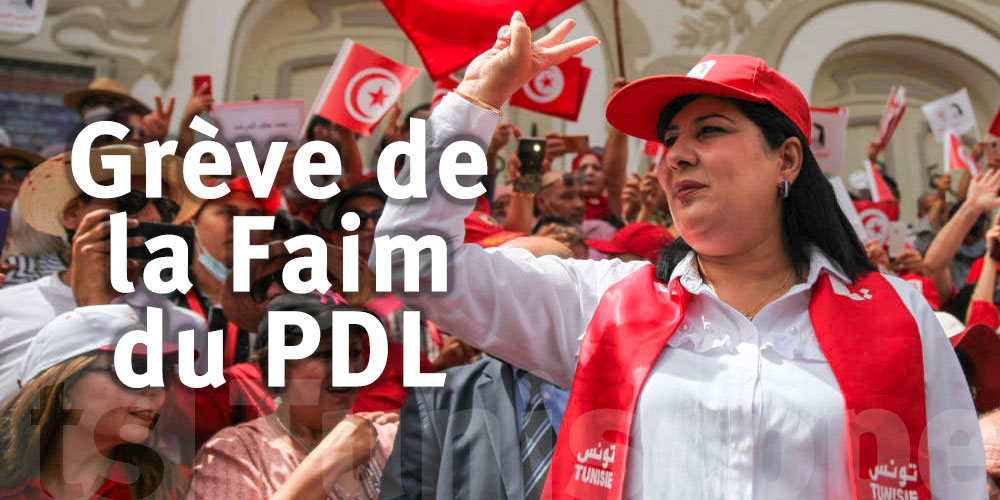 Grève de la faim du PDL : Un cri de protestation contre l'arrestation de Abir Moussi