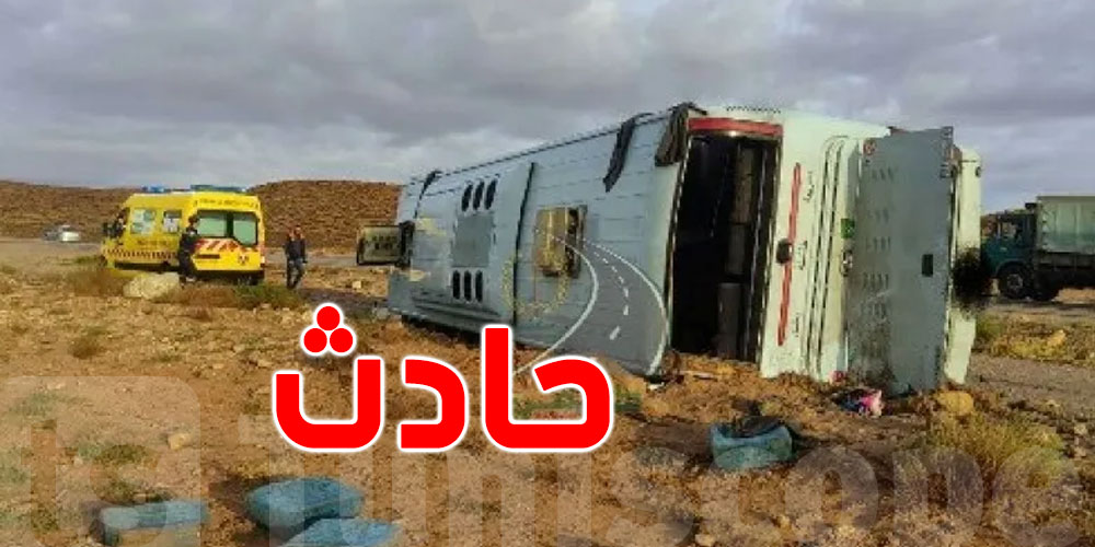 الجزائر: 11 ضحية إثر حادث انقلاب حافلة نقل المسافرين