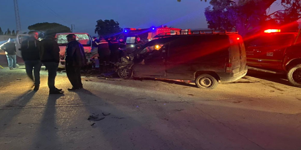 نابل: وفاة و8 إصابات في حادث مرور بين بني خيار والصمعة
