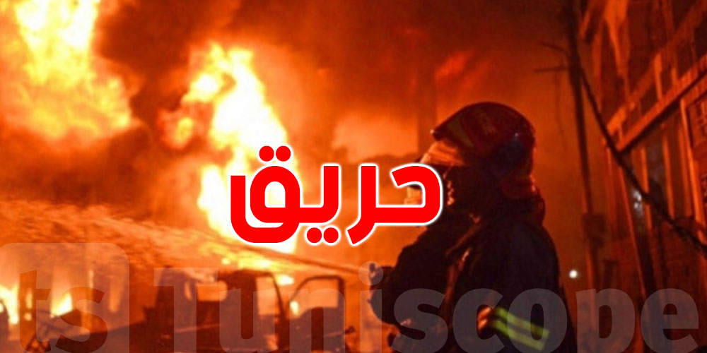 عاجل : حريق في مصنع الكرتون بمنزل جميل