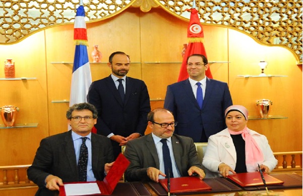 Tunisie-France : six accords signés en marge de la visite d’Edouard Philippe