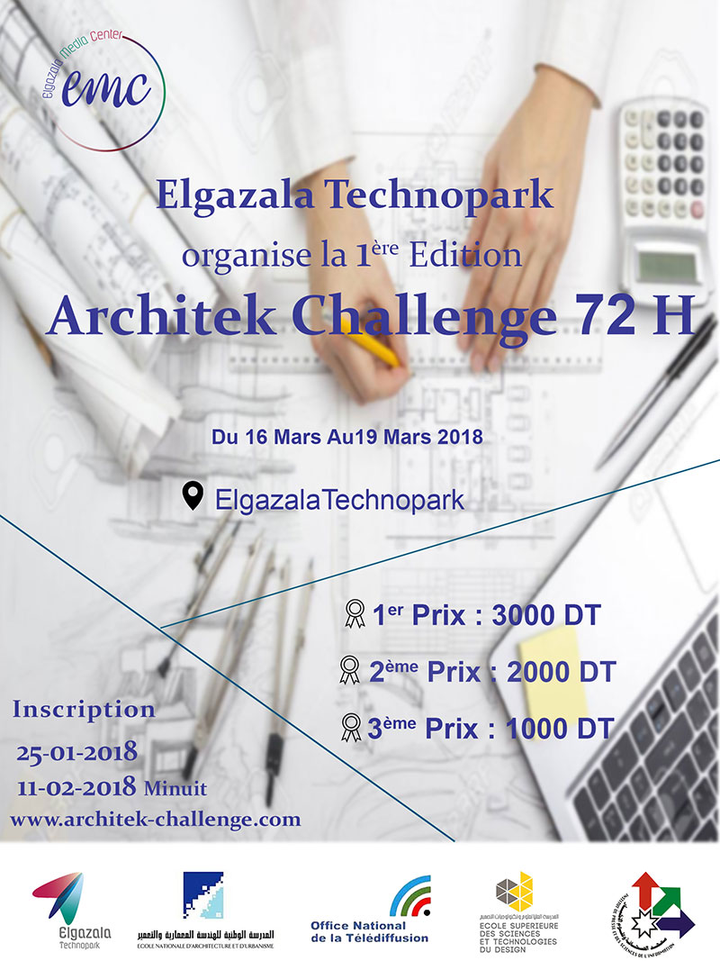 Elgazala Technopark lance la 1ère édition d’ARCHITEK CHALLENGE 72-H