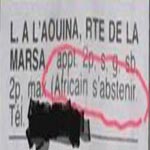 Offre de location d’appartement raciste : Africains s’abstenir