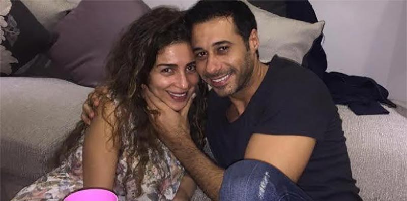 بالصورة: وصلة غزل متبادلة بين أحمد السعدني ومي عز الدين بمناسبة عيد ميلادها!