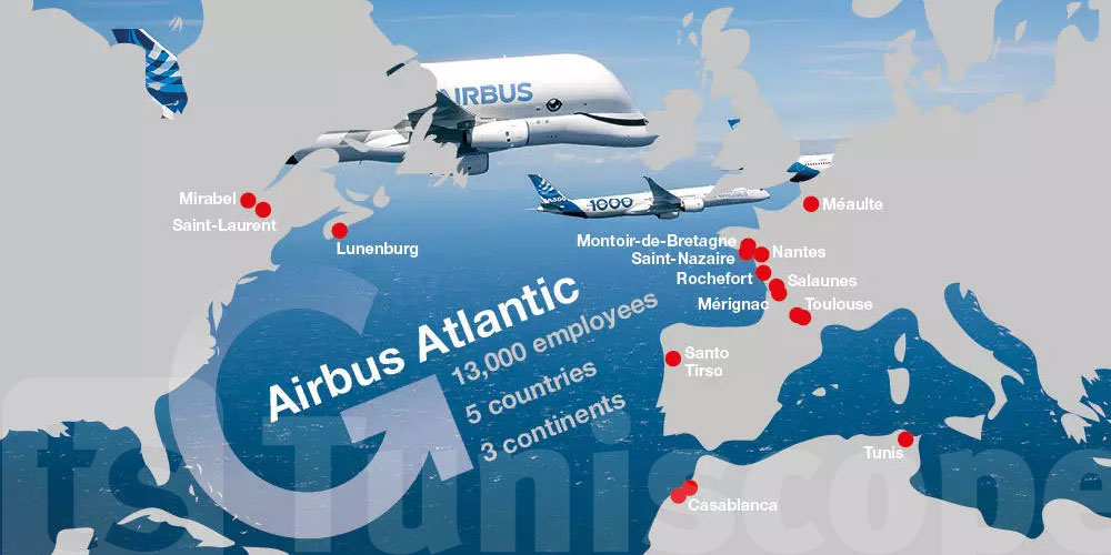STELIA Aerospace Tunisie devient Airbus Atlantic Tunisie