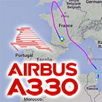 À cause de l’orage le nouvel A330 de Tunisair dérouté vers Monastir