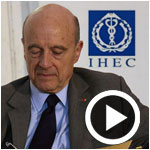 En vidéo : Alain Juppé à l'IHEC parle de la réussite démocratique et de sa vision pour la Tunisie