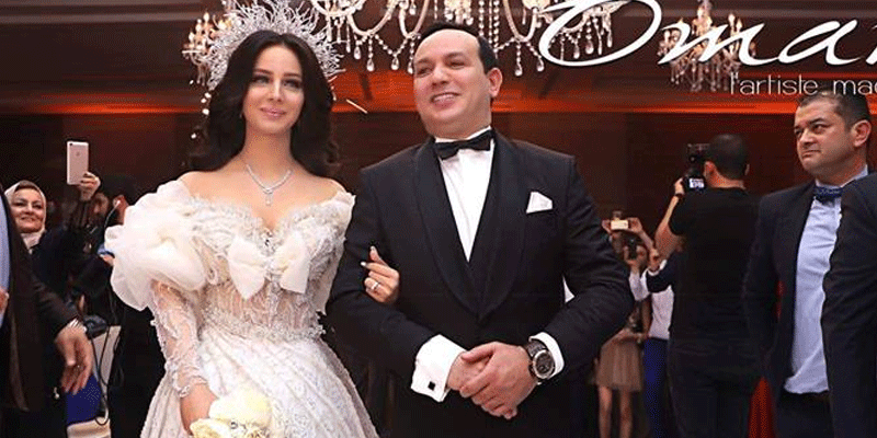 صور وفيديو: ابرز المشاهير الذين حضروا زواج علاء ورملة