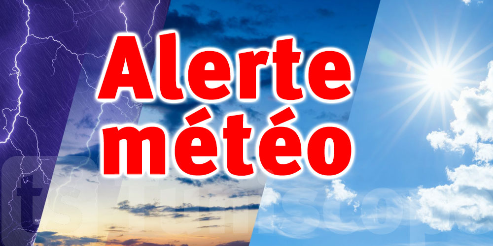 Tunisie : Alerte météo !