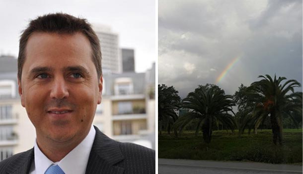 En photo..Le fondateur de Linagora : Un arc en ciel pour Tunisia 2020, un très bon signe pour la Tunisie Nouvelle
