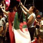 Algériens et Tunisiens manifestent ensemble au Bardo