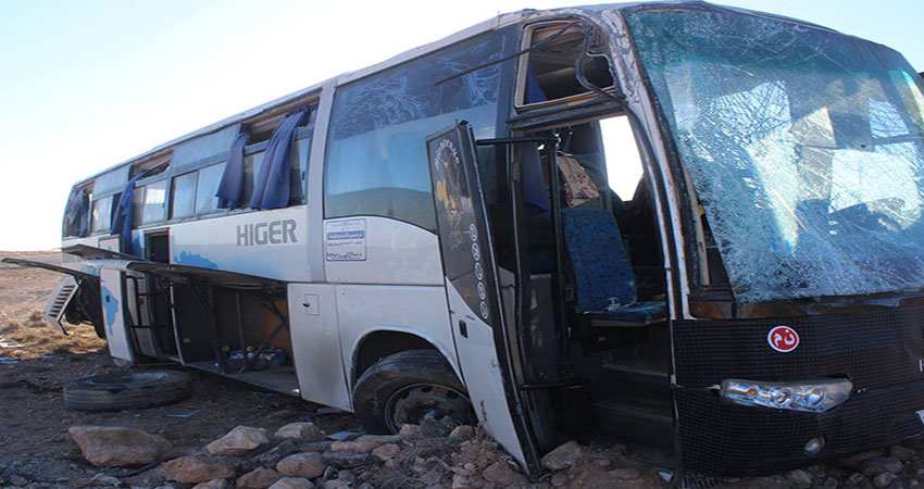  الجزائر :إصابة 32 شخصا في انقلاب حافلة بقسنطينة