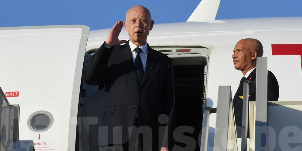 Kais Saied s'envole pour l'Algérie